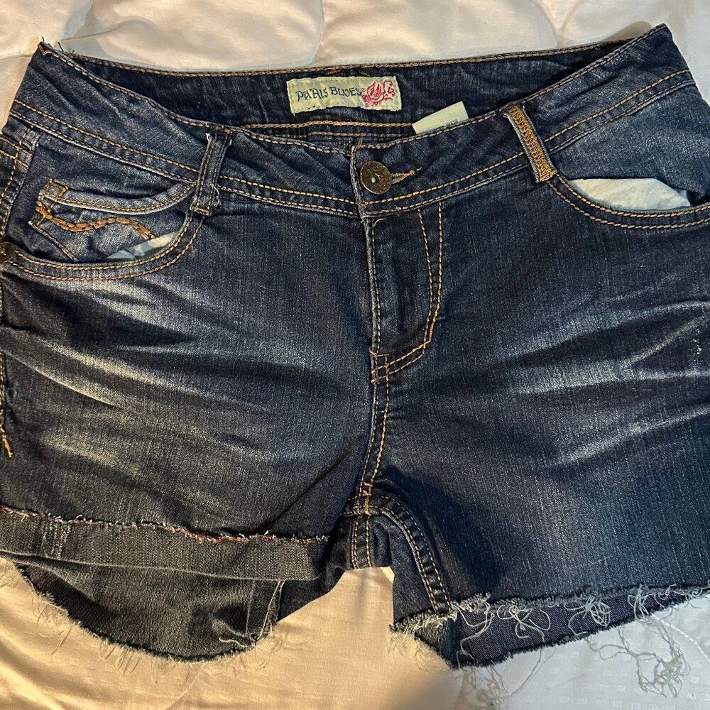 Vintage Paris Blues Denim Shorts Size 11 Junior